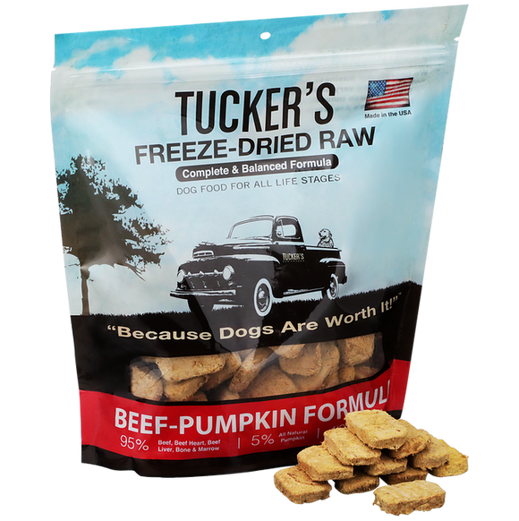 Tucker's Freeze-Dried Raw Beef-Pumpkin Dog Food