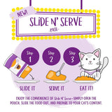 Weruva Slide N' Serve Grain Free The Newly Feds Beef & Salmon Dinner Wet Cat Food Pouch