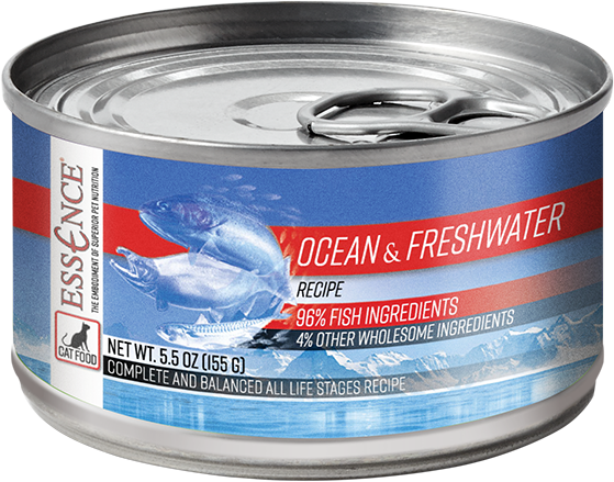 Essence Grain Free Ocean & Freshwater Recipe Canned Cat Food