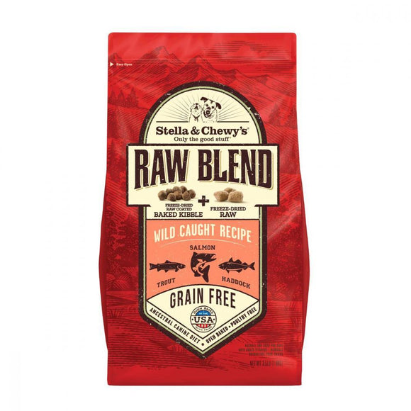 Stella & Chewy's Raw Blend Kibble Wild Caught Recipe Dry Dog Food