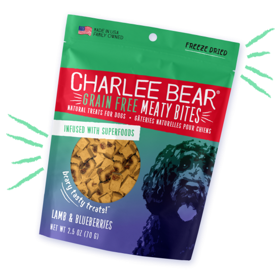 Charlee Bear Grain Free Meaty Bites Lamb & Blueberries