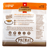 Primal Pet Foods Freeze Dried Raw Topper Cupboard Cuts Beef