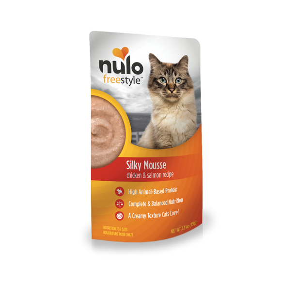 Nulo FreeStyle Silky Mousse Chicken & Salmon Recipe for Cats