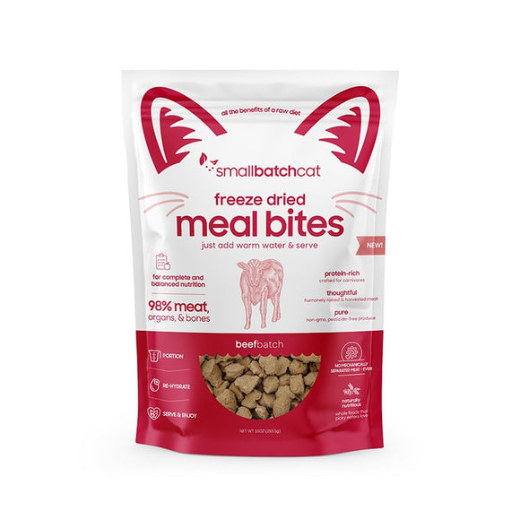 Smallbatch Freeze Dried Meal Bites Beefbatch Cat Food