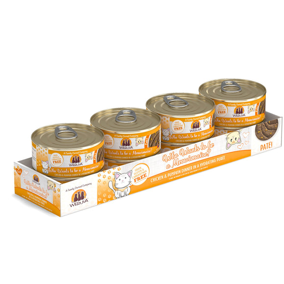 Weruva Classic Cat Paté, Who wants to be a Meowionaire? with Chicken & Pumpkin