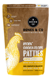 Bones & Co. Kickin' Chicken Recipe Raw Frozen Patties Dog Food