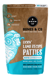 Bones & Co. Lickin' Lamb Recipe Raw Frozen Patties Dog Food