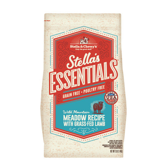 Stella & Chewy's Stella's Essentials Grain-Free Wild Mountain Meadow Recipe with Grass-Fed Lamb Dry Dog Food